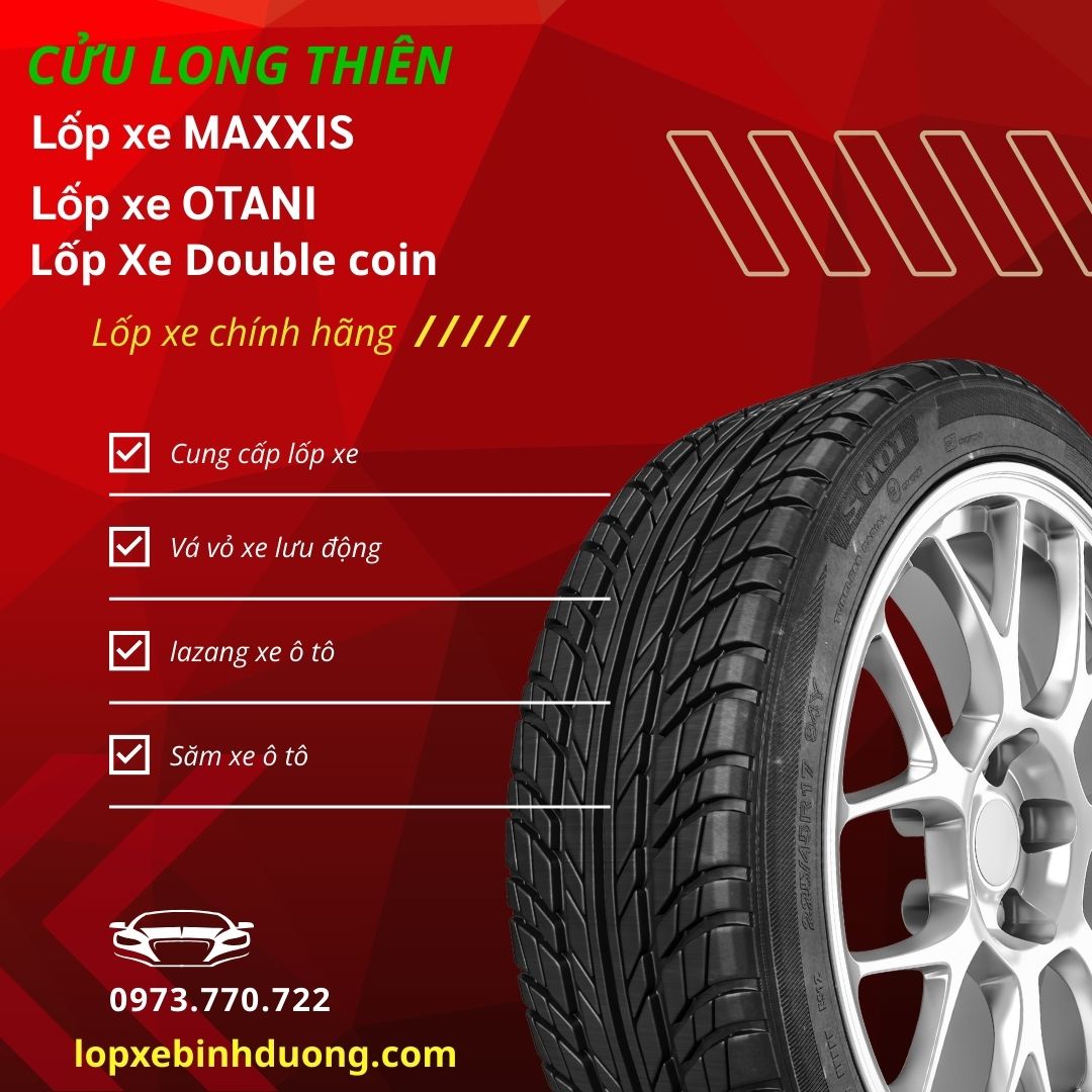 LỐP XE Ô TÔ CỬU LONG THIÊN - DỊCH VỤ THAY LỐP 24/24